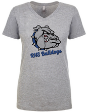 Load image into Gallery viewer, RHS Ladies V-Neck Bulldog Ts
