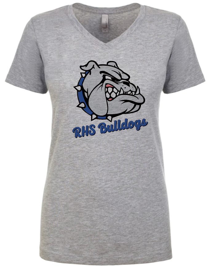 RHS Ladies V-Neck Bulldog Ts