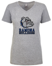 Load image into Gallery viewer, RHS Ladies V-Neck Bulldog Ts
