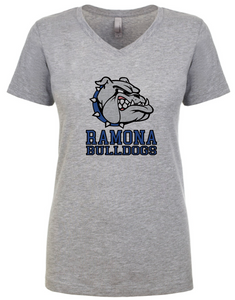 RHS Ladies V-Neck Bulldog Ts